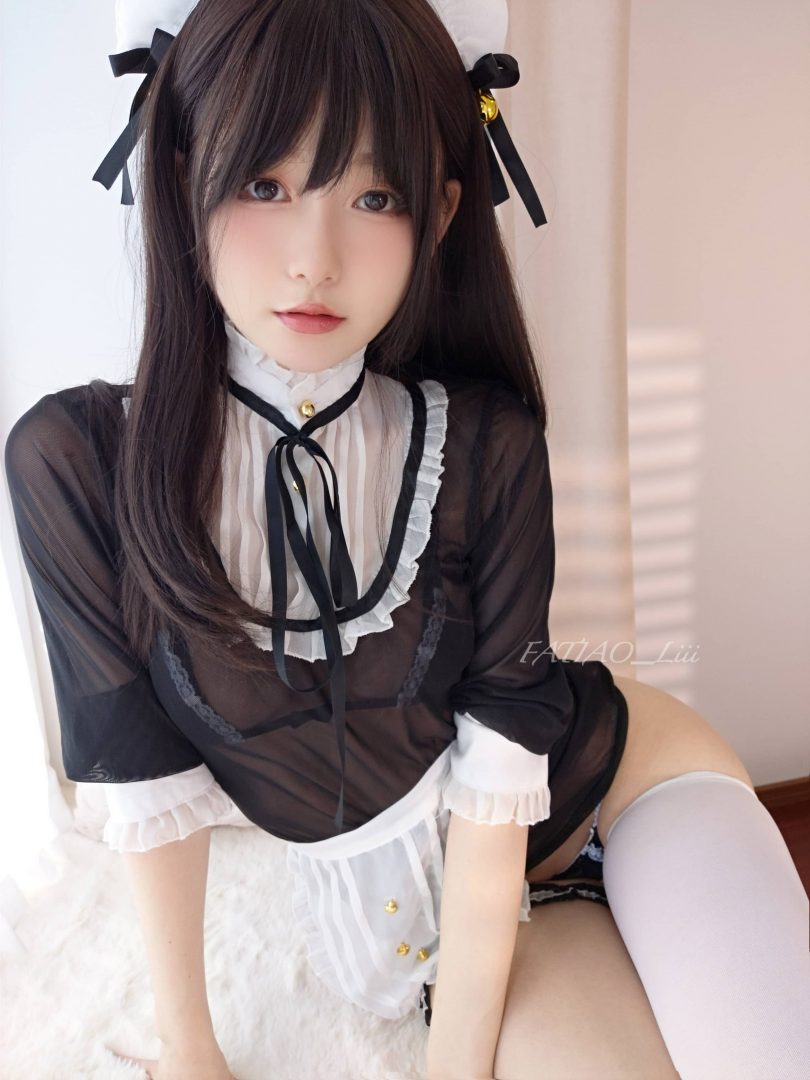 迷之呆梨cos女仆 | 迷之呆梨_女仆装+浅紫睡衣cos作品 [141P-267MB]