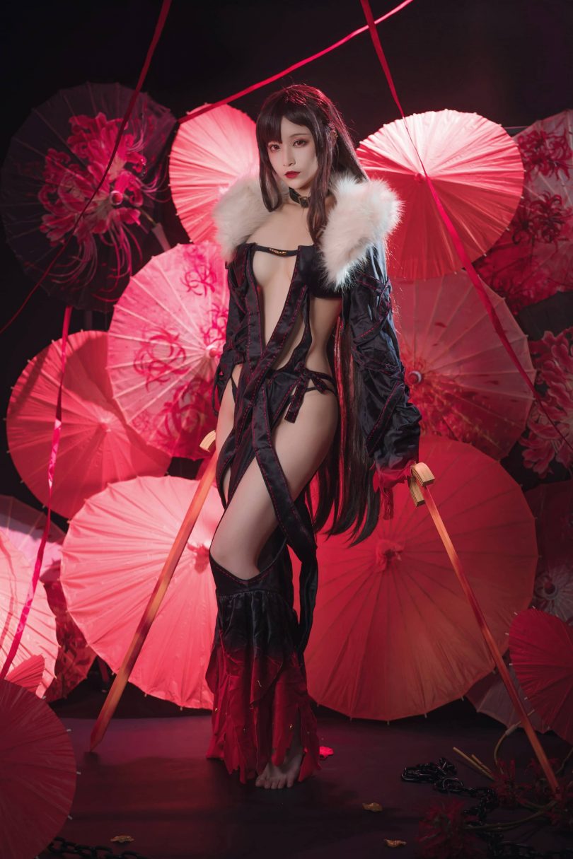 铁板烧鬼舞w cos虞美人|铁板烧鬼舞w_FGO·虞美人cos作品 [26P-245MB]