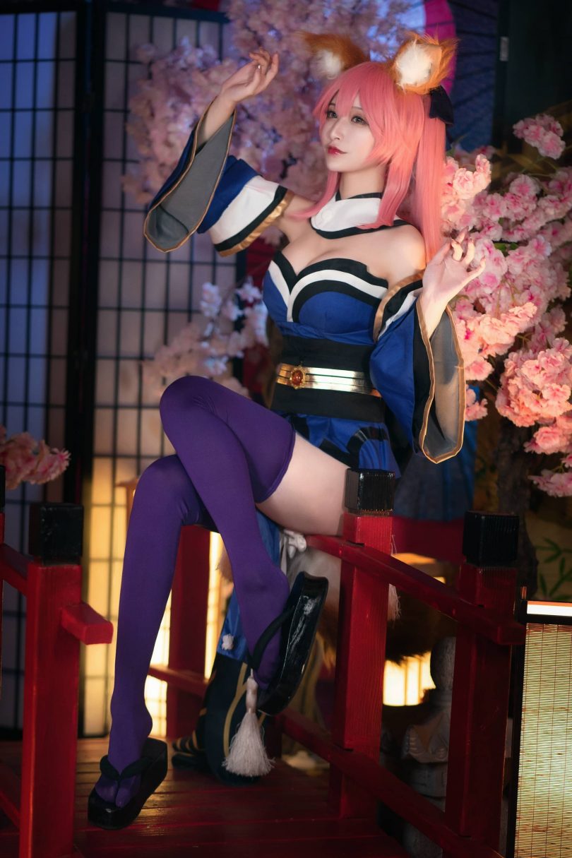 铁板烧鬼舞w cos玉藻前 | 铁板烧鬼舞w_FGO·玉藻前本子(4套) cos [92P-1.37GB]