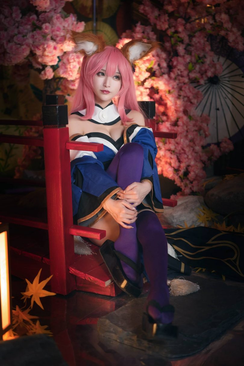 铁板烧鬼舞w cos玉藻前 | 铁板烧鬼舞w_FGO·玉藻前本子(4套) cos [92P-1.37GB]