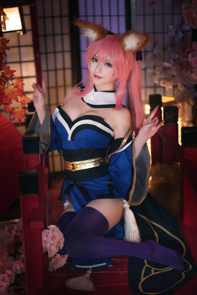 铁板烧鬼舞w cos玉藻前 | 铁板烧鬼舞w_FGO·玉藻前本子(4套) cos [92P-1.37GB]