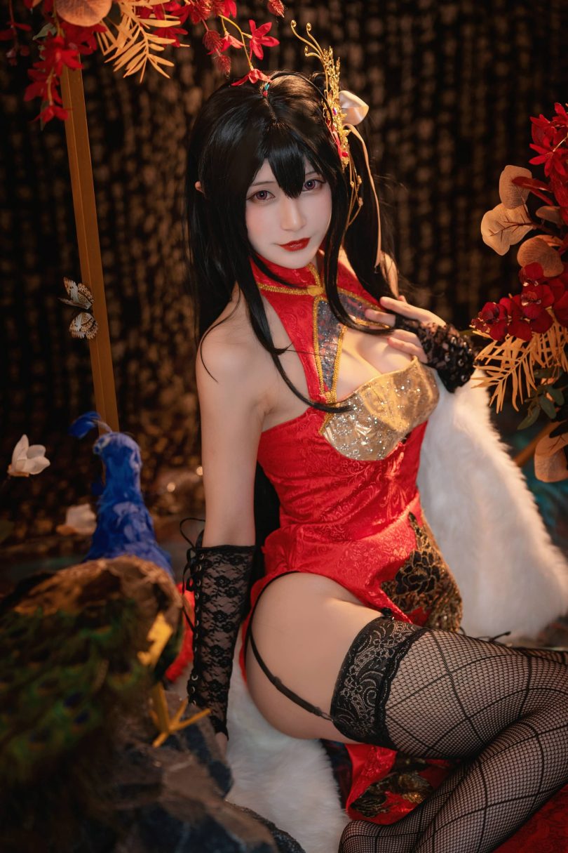 铁板烧鬼舞w cos大凤 | 铁板烧鬼舞w_碧蓝航线·大凤旗袍cos [30P-495MB]