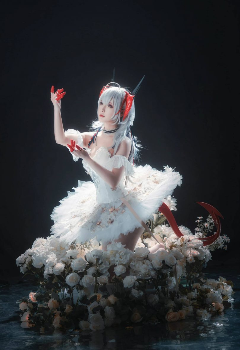 铁板烧鬼舞w cos W | 铁板烧鬼舞w_明日方舟·W 芭蕾cos作品 [18P-153MB]