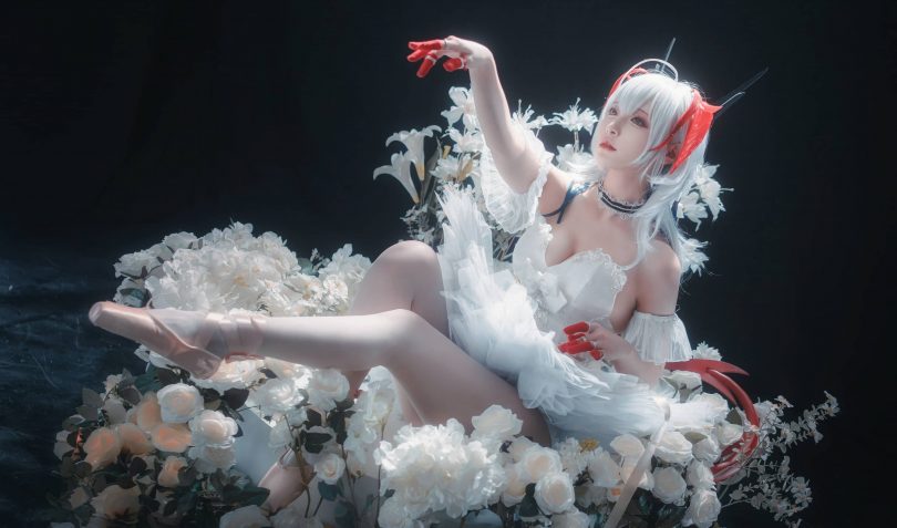 铁板烧鬼舞w cos W | 铁板烧鬼舞w_明日方舟·W 芭蕾cos作品 [18P-153MB]