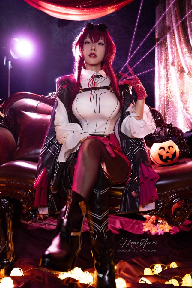 雨波_HaneAme COS《崩坏：星穹铁道》卡芙卡，美得令人窒息！插图