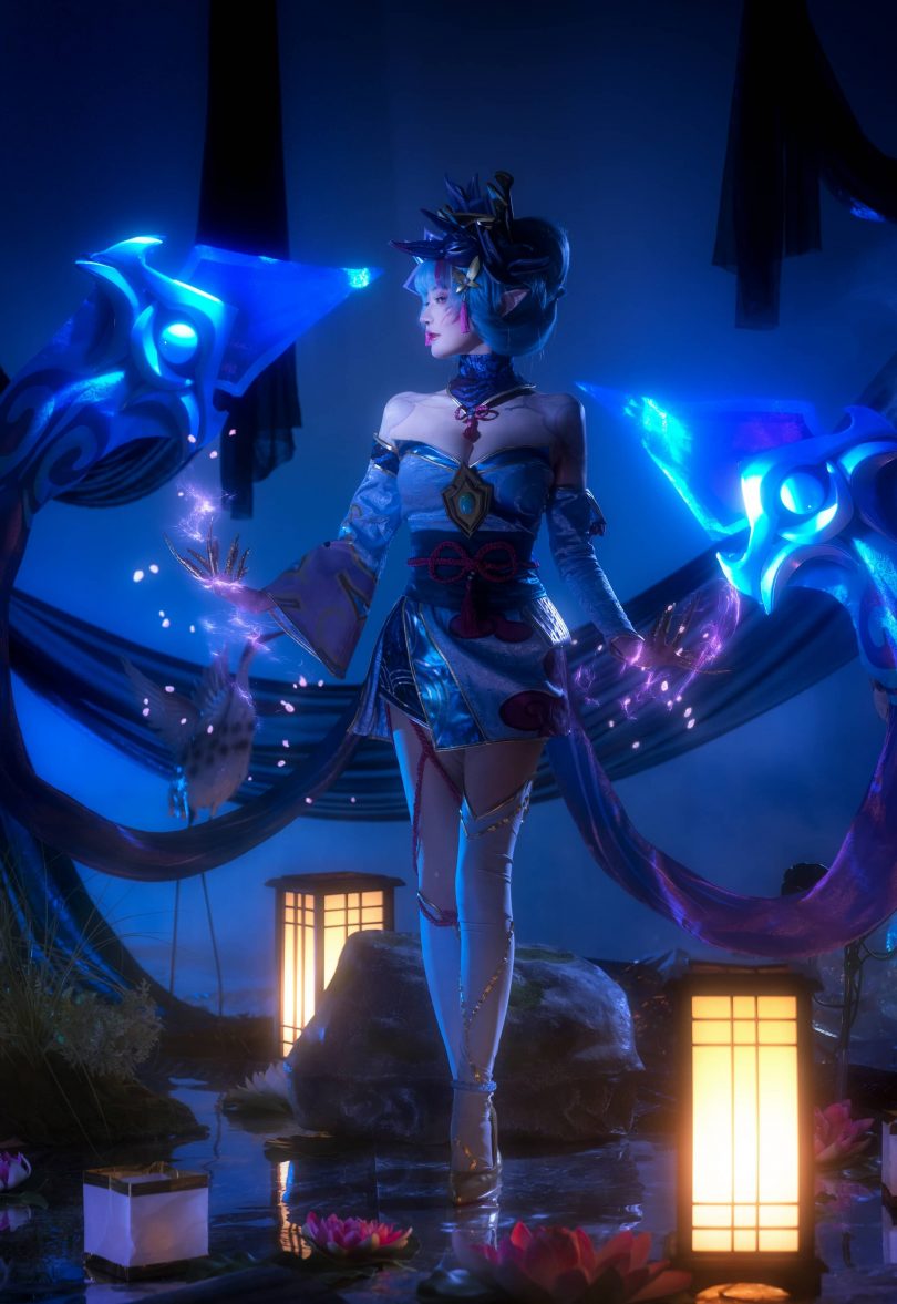 露兒大魔王cos伊芙琳 | 露兒大魔王_英雄联盟·伊芙琳cos [15P-209MB]