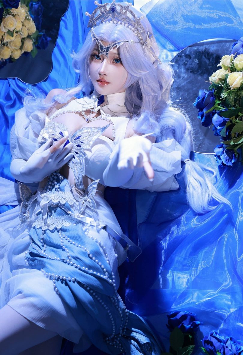 露兒大魔王cos菲欧娜 | 露兒大魔王_蓝色玫瑰·菲欧娜cos [18P-170MB]