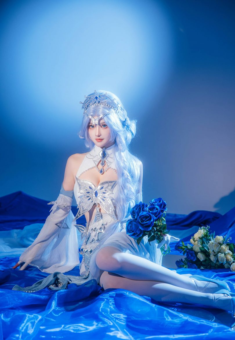 露兒大魔王cos菲欧娜 | 露兒大魔王_蓝色玫瑰·菲欧娜cos [18P-170MB]