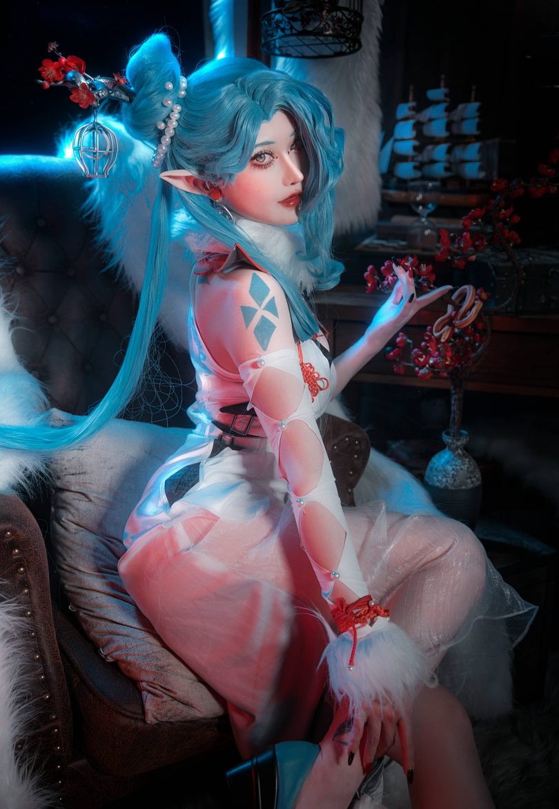 露兒大魔王cos娜恰 | 露兒大魔王_无期迷途·娜恰cos作品 [15P-299MB]