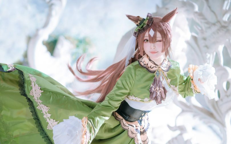 黑龙贯通cos赛马娘 | 黑龙贯通_赛马娘·里见光钻cos作品 [14P-90MB]