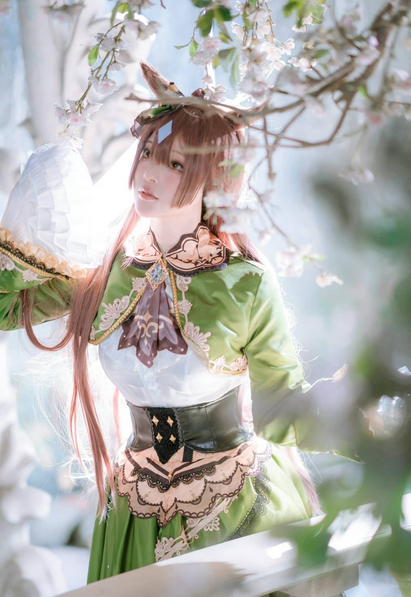 黑龙贯通cos赛马娘 | 黑龙贯通_赛马娘·里见光钻cos作品 [14P-90MB]