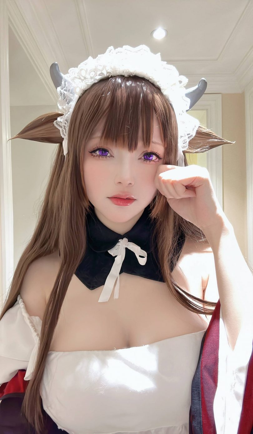 黑龙贯通cos女仆 | 黑龙贯通_可爱的女仆·牛牛cos作品 [10P-25MB]