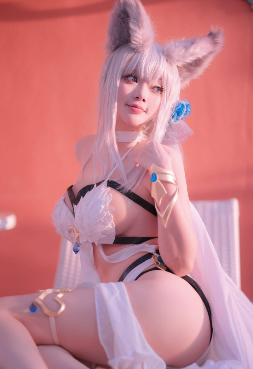 黑龙贯通cos可露瓦 | 黑龙贯通_碧蓝幻想·可露瓦水着cos [12P-73MB]