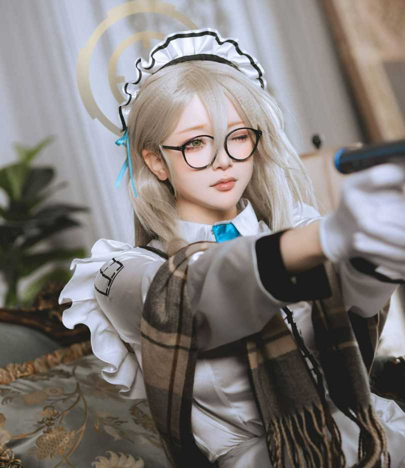 黑龙贯通cos室笠茜 | 黑龙贯通_碧蓝档案·室笠茜cos作品 [18P-95MB]