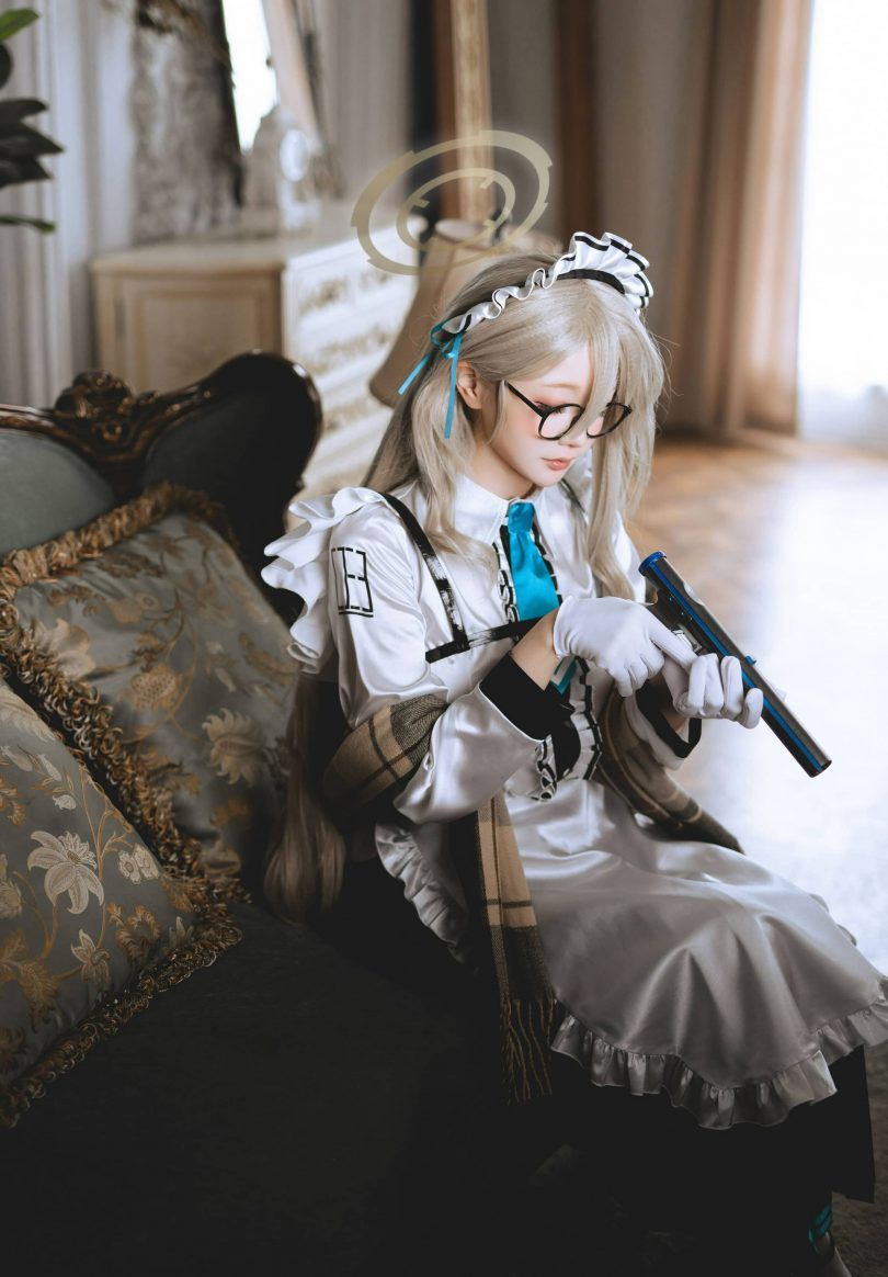 黑龙贯通cos室笠茜 | 黑龙贯通_碧蓝档案·室笠茜cos作品 [18P-95MB]
