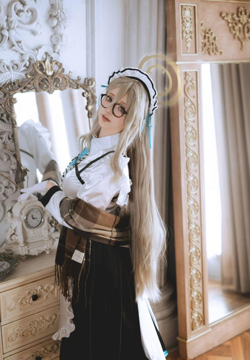 黑龙贯通cos室笠茜 | 黑龙贯通_碧蓝档案·室笠茜cos作品 [18P-95MB]