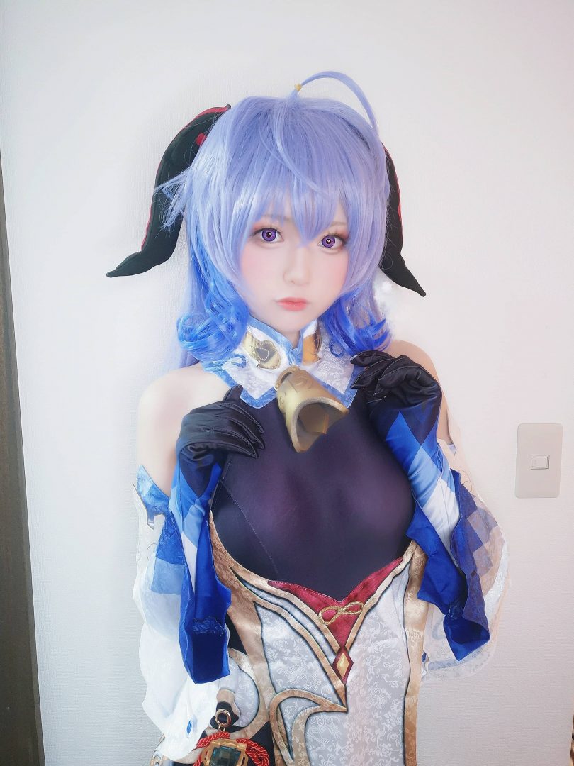Yuki亭cos甘雨コスプレ | Yuki亭_原神·甘雨cos作品 [12P-31MB](甘雨原神cos来袭)插图