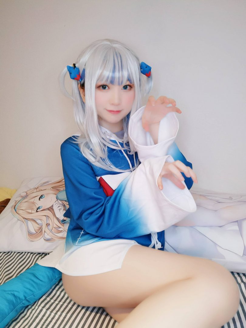 Yuki亭cos噶呜古拉 | Yuki亭_鲨鱼少女·噶呜古拉cos作品 [14P-34MB]