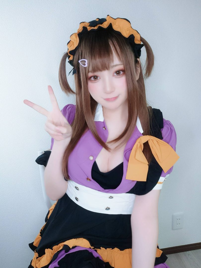 Yuki亭cos女仆 | Yuki亭_万圣节·女仆 黑色丝袜cos作品 [23P-69MB]