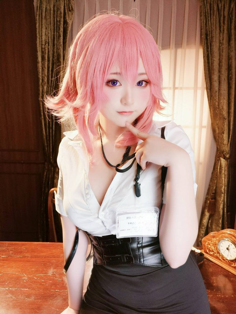 Yuki亭cos八重神子 | Yuki亭_OL制服·八重神子cos作品 [13P-53MB]