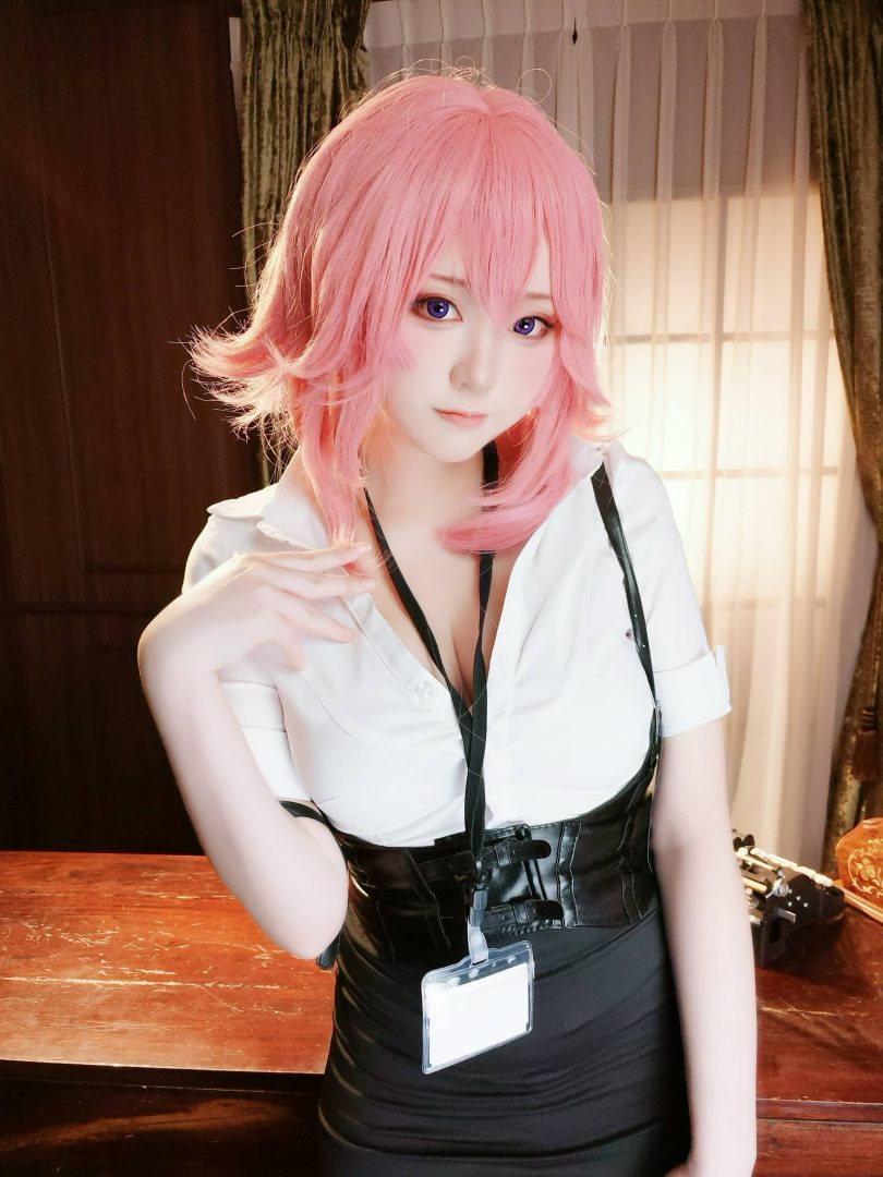 Yuki亭cos八重神子 | Yuki亭_OL制服·八重神子cos作品 [13P-53MB]
