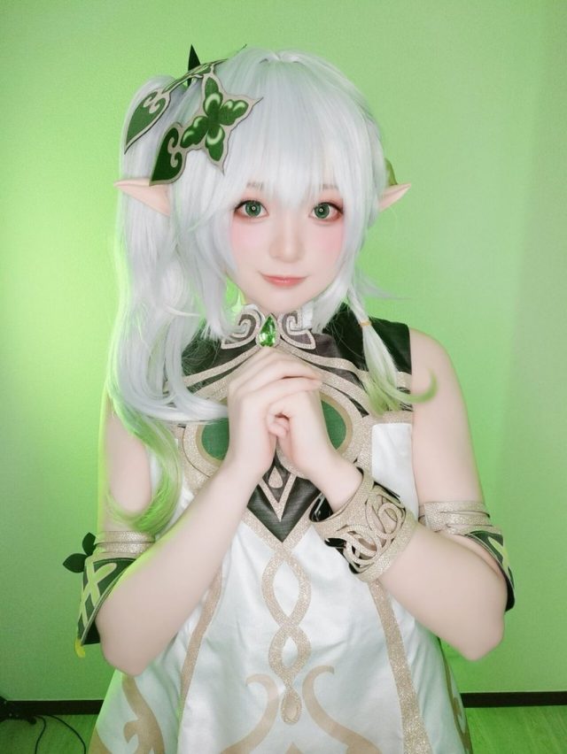 Yuki亭cos《原神》纳西妲，演绎一场华丽的小吉祥草王之舞插图2
