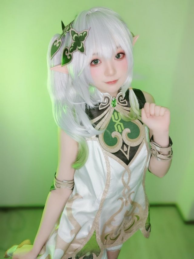Yuki亭cos《原神》纳西妲，演绎一场华丽的小吉祥草王之舞插图