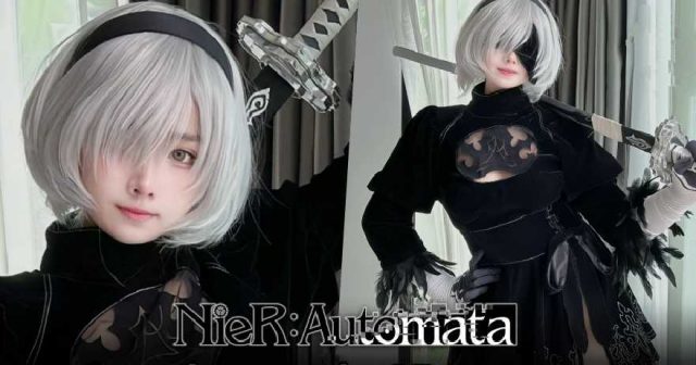 Ve’nus cos《尼尔：机械纪元》2B，将机械美少女融入现实的魅力(尼尔百度百科)插图