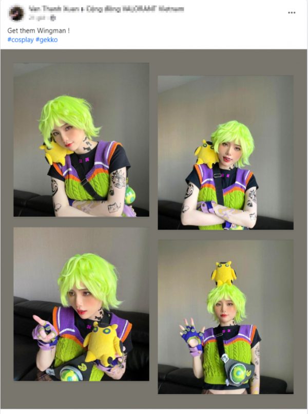 辣妹coser Mao在《无畏契约》化身女版盖可，让游戏玩家“堕落”(辣妹什么)插图1