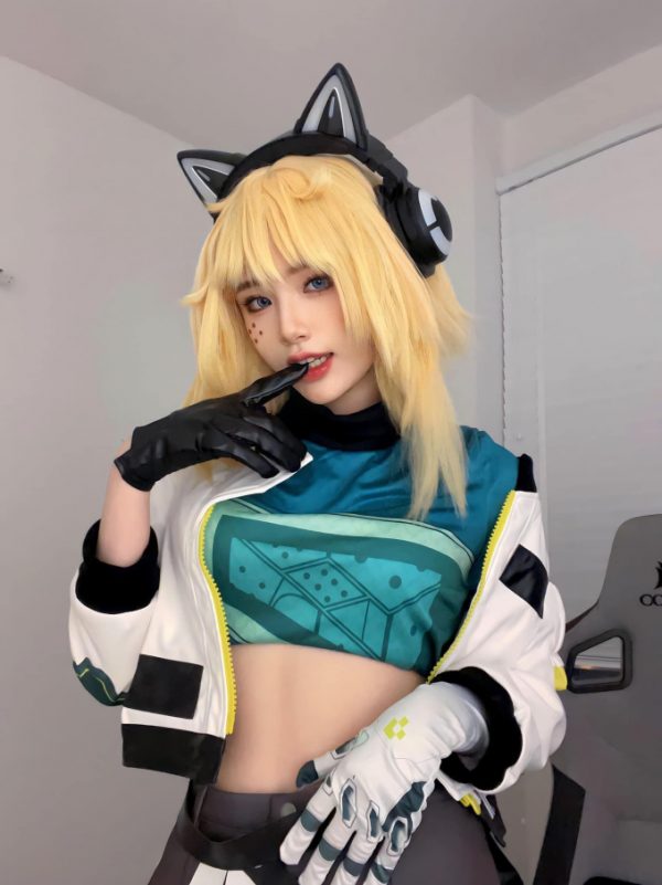 辣妹coser Mao在《无畏契约》化身女版盖可，让游戏玩家“堕落”(辣妹什么)插图4