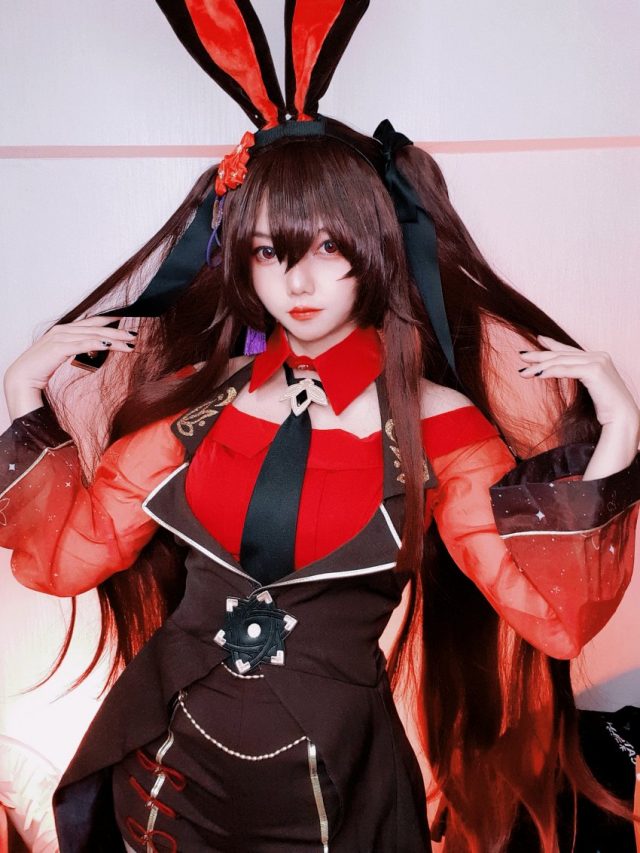 coser Nanthasri惊艳亮相：性感可爱兔女郎版的胡桃大放异彩(cosplay男神)插图3