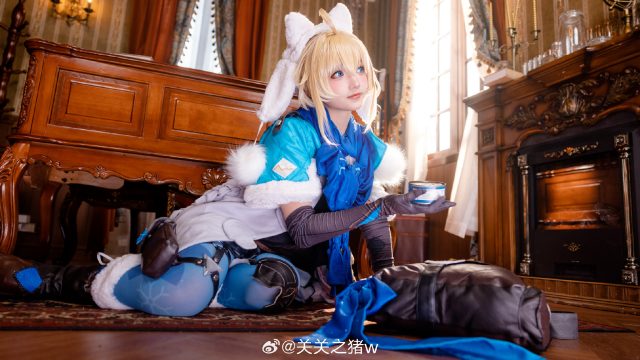 关关之猪w cos《崩坏：星穹铁道》玲可，魅力迷人如极地冰雪(关关之猪黑历史)插图