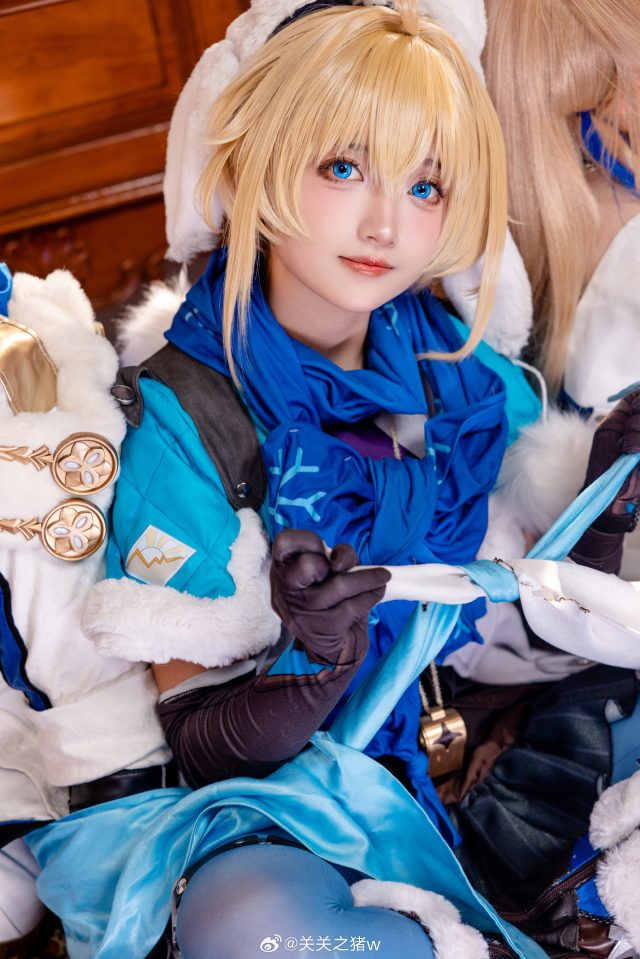 关关之猪w cos《崩坏：星穹铁道》玲可，魅力迷人如极地冰雪(关关之猪黑历史)插图4