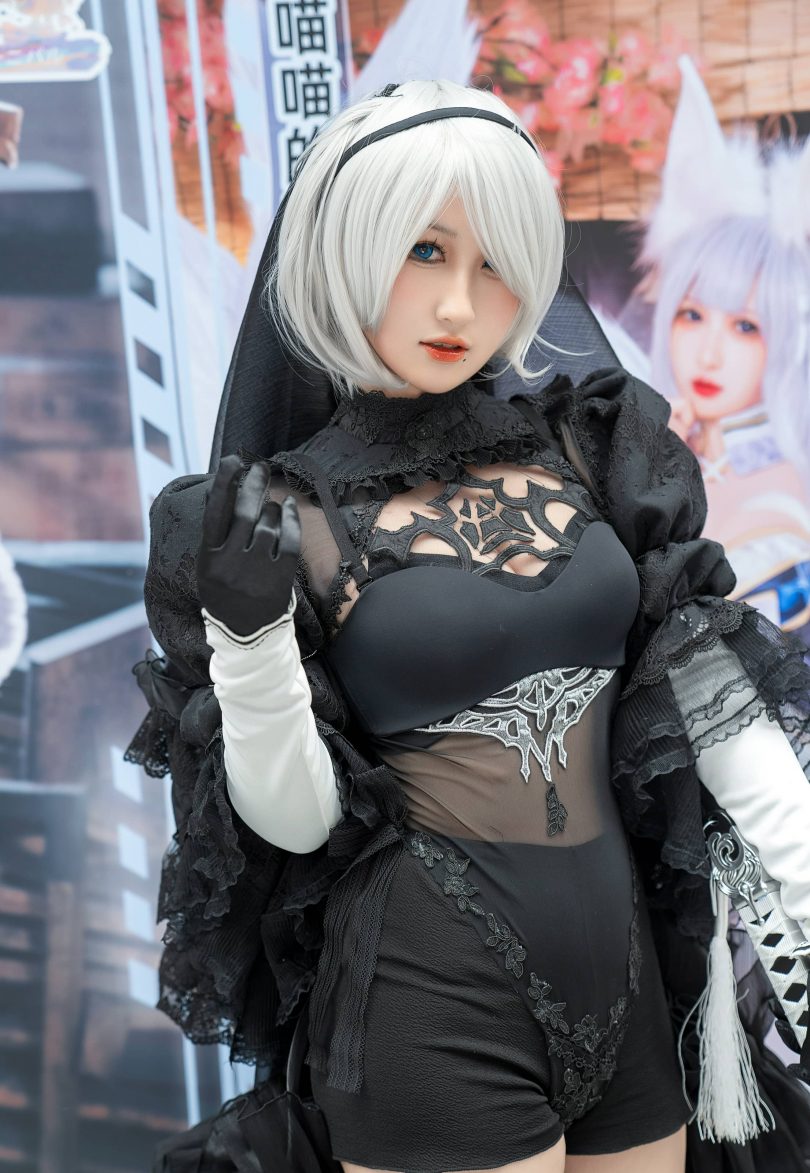 喵喵的喵吖cos尤尔哈2B | 喵喵的喵吖_尼尔机械纪元·2B cos [12P-93MB](喵喵原名)插图7