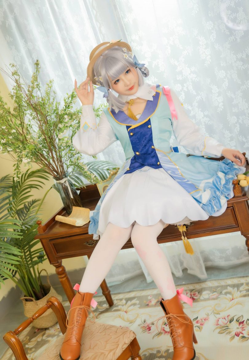 喵喵的喵吖cos神里绫华 | 喵喵的喵吖_原神·神里绫华cos作品 [19P-97MB]