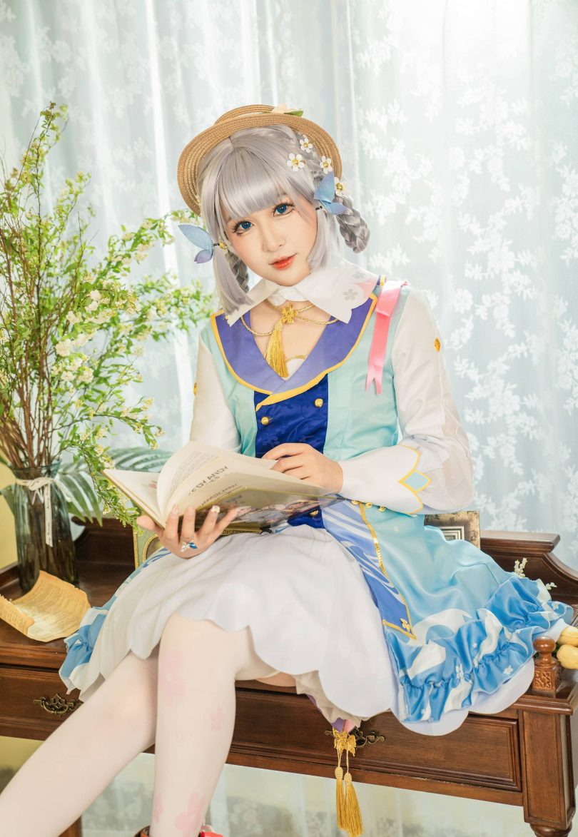 喵喵的喵吖cos神里绫华 | 喵喵的喵吖_原神·神里绫华cos作品 [19P-97MB]