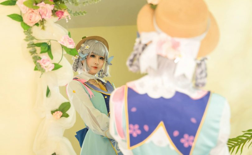 喵喵的喵吖cos神里绫华 | 喵喵的喵吖_原神·神里绫华cos作品 [19P-97MB]