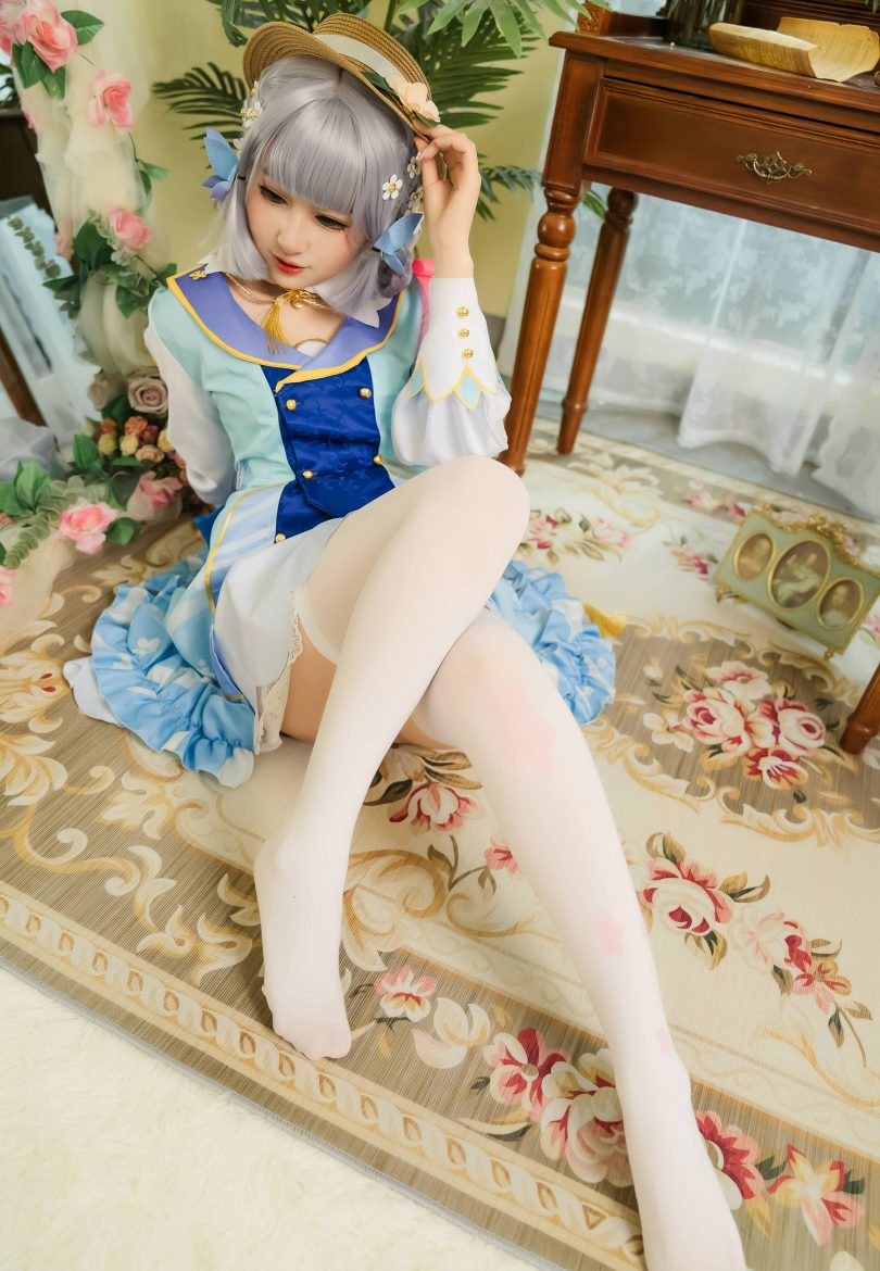 喵喵的喵吖cos神里绫华 | 喵喵的喵吖_原神·神里绫华cos作品 [19P-97MB]