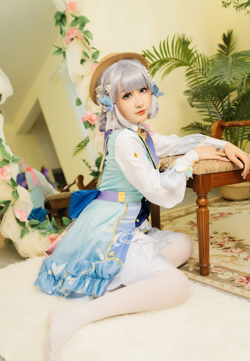 喵喵的喵吖cos神里绫华 | 喵喵的喵吖_原神·神里绫华cos作品 [19P-97MB]