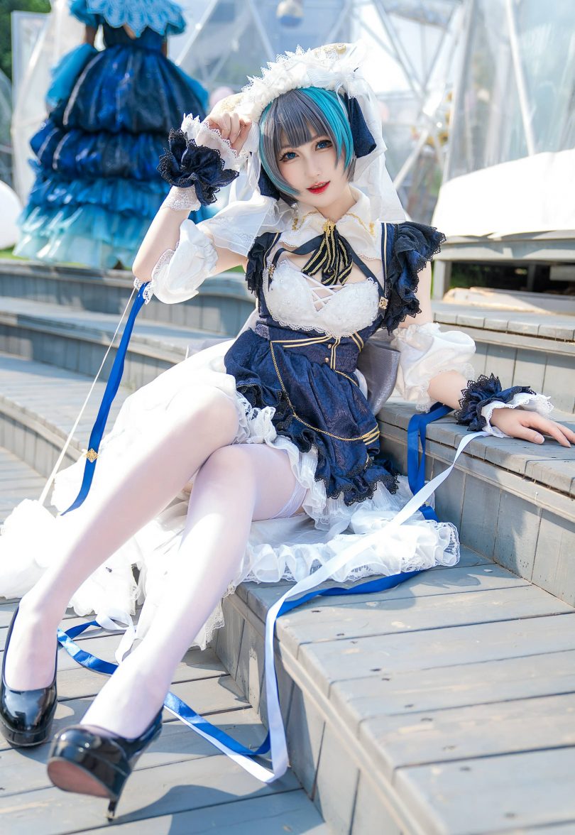 喵喵的喵吖cos柴郡 | 喵喵的喵吖_碧蓝航线·柴郡cos作品 [12P-71MB]