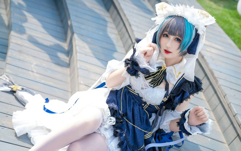 喵喵的喵吖cos柴郡 | 喵喵的喵吖_碧蓝航线·柴郡cos作品 [12P-71MB]