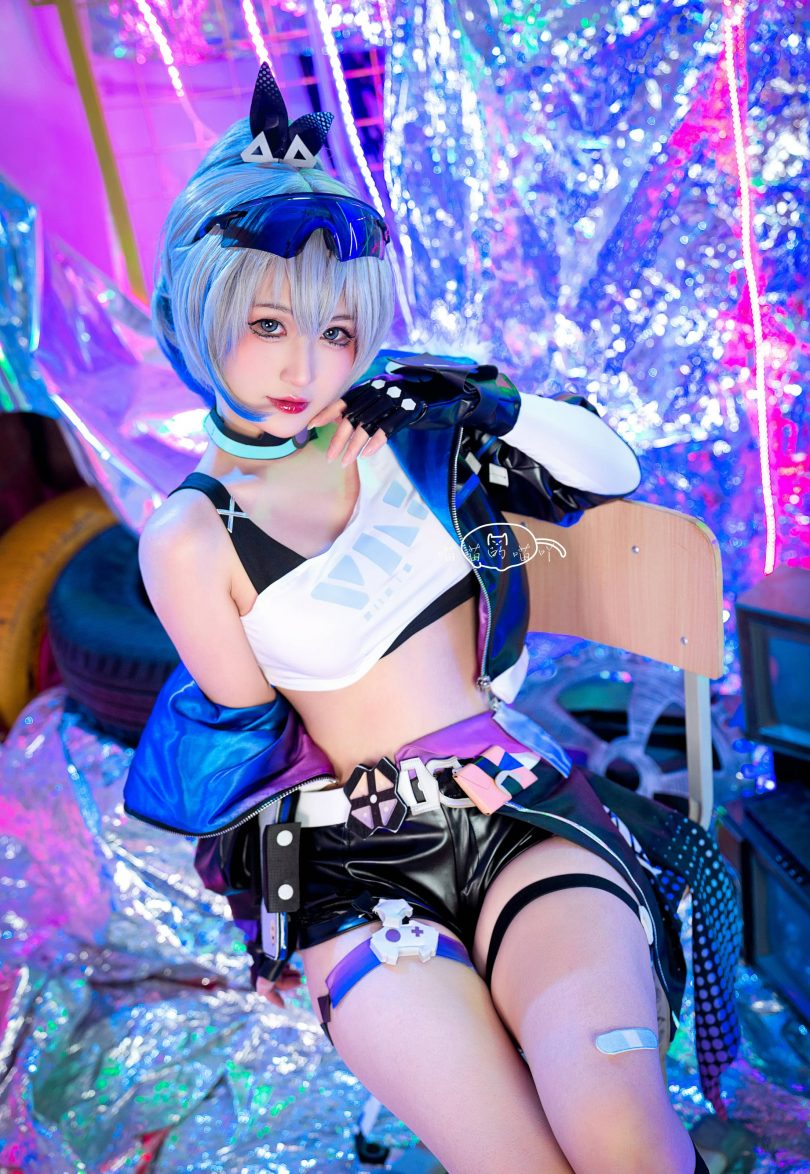 喵喵的喵吖cos银狼 | 喵喵的喵吖_崩坏星穹铁道·银狼cos作品 [12P-104MB]