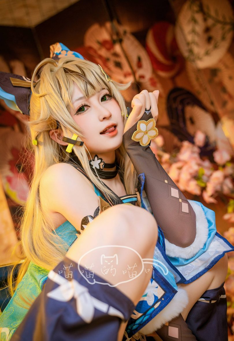 喵喵的喵吖cos绮良良 | 喵喵的喵吖_原神·猫娘绮良良cos作品 [27P-179MB]