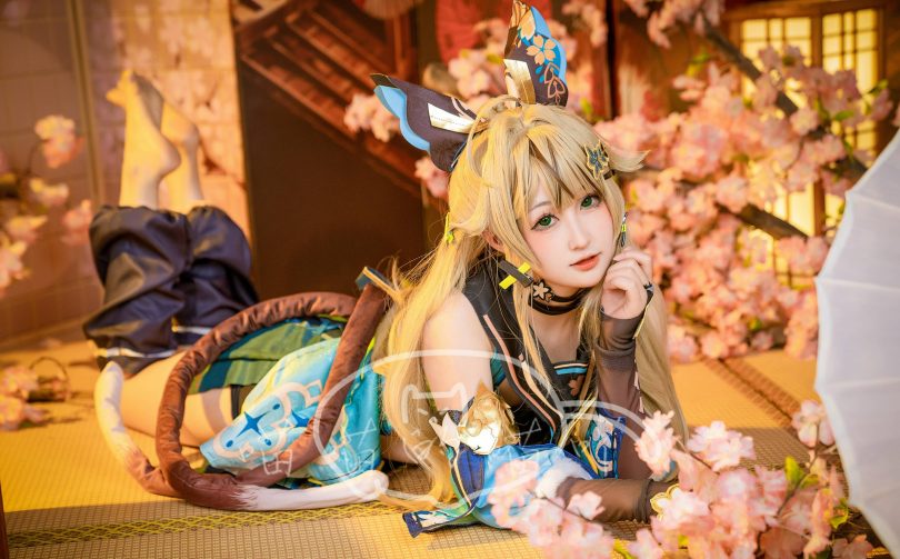 喵喵的喵吖cos绮良良 | 喵喵的喵吖_原神·猫娘绮良良cos作品 [27P-179MB]