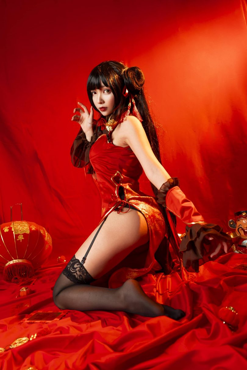 妍子坚不可摧cos时崎狂三 | 妍子坚不可摧_约会大作战·狂三 新年cos [15P-68MB]