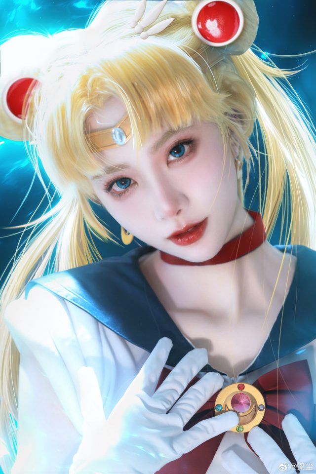 梁尘cos《美少女战士》月野兔，再现神级现实版月亮女神插图5