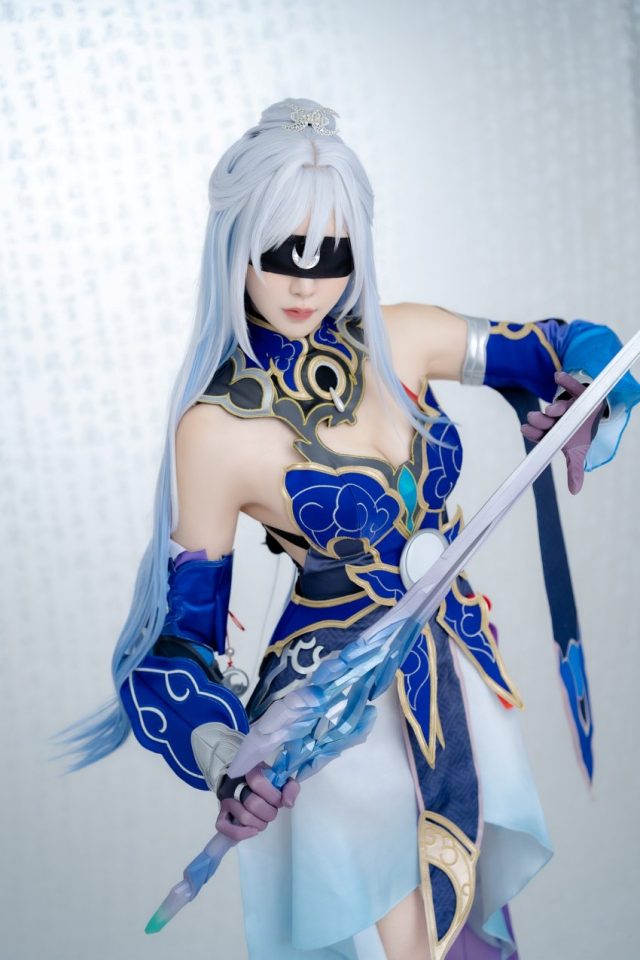 玄子Genko cos《崩坏：星穹铁道》镜流，再现性感酷帅的罗浮剑首(玄子怎么了)插图4