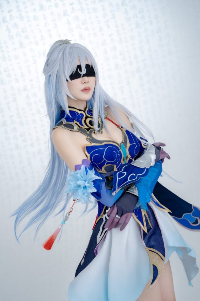 玄子Genko cos《崩坏：星穹铁道》镜流，再现性感酷帅的罗浮剑首(玄子怎么了)插图5
