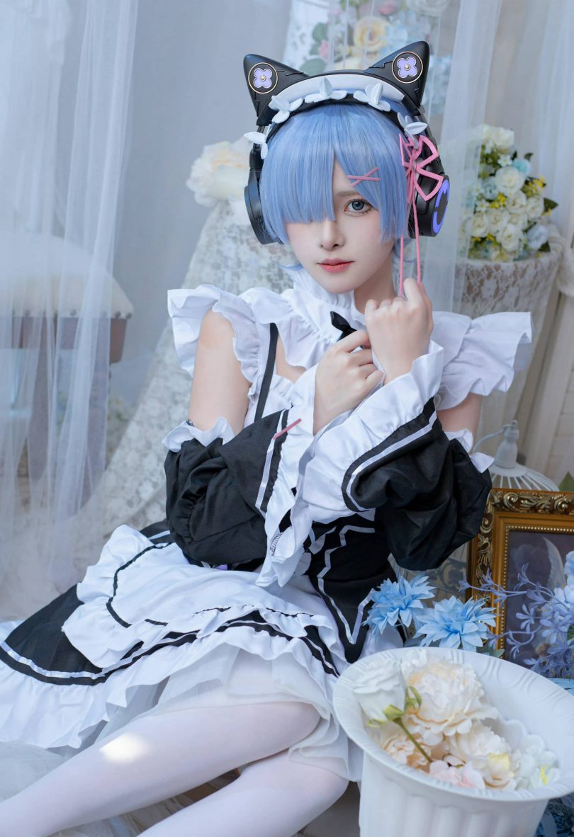 腥味猫罐cos雷姆 | 腥味猫罐_从零开始的异世界生活·雷姆cos [12P-76MB]