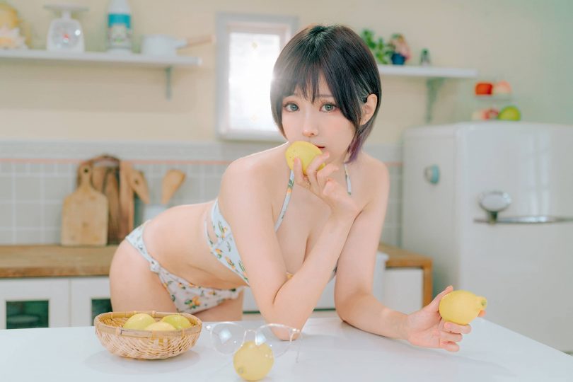 ElyEE子cos图包 | ElyEE子_08月订阅·碎花比基尼cos作品 [119P-484MB](ezviz)插图